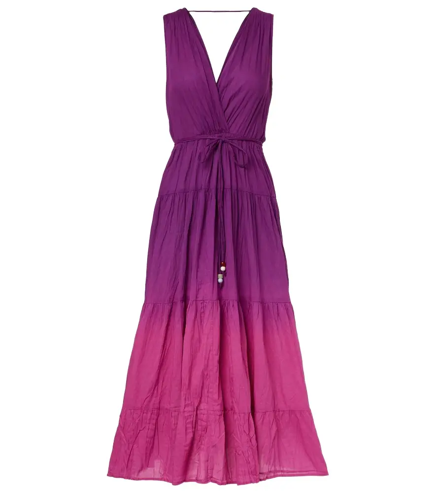 Velvet Marilyn cotton voile midi dress