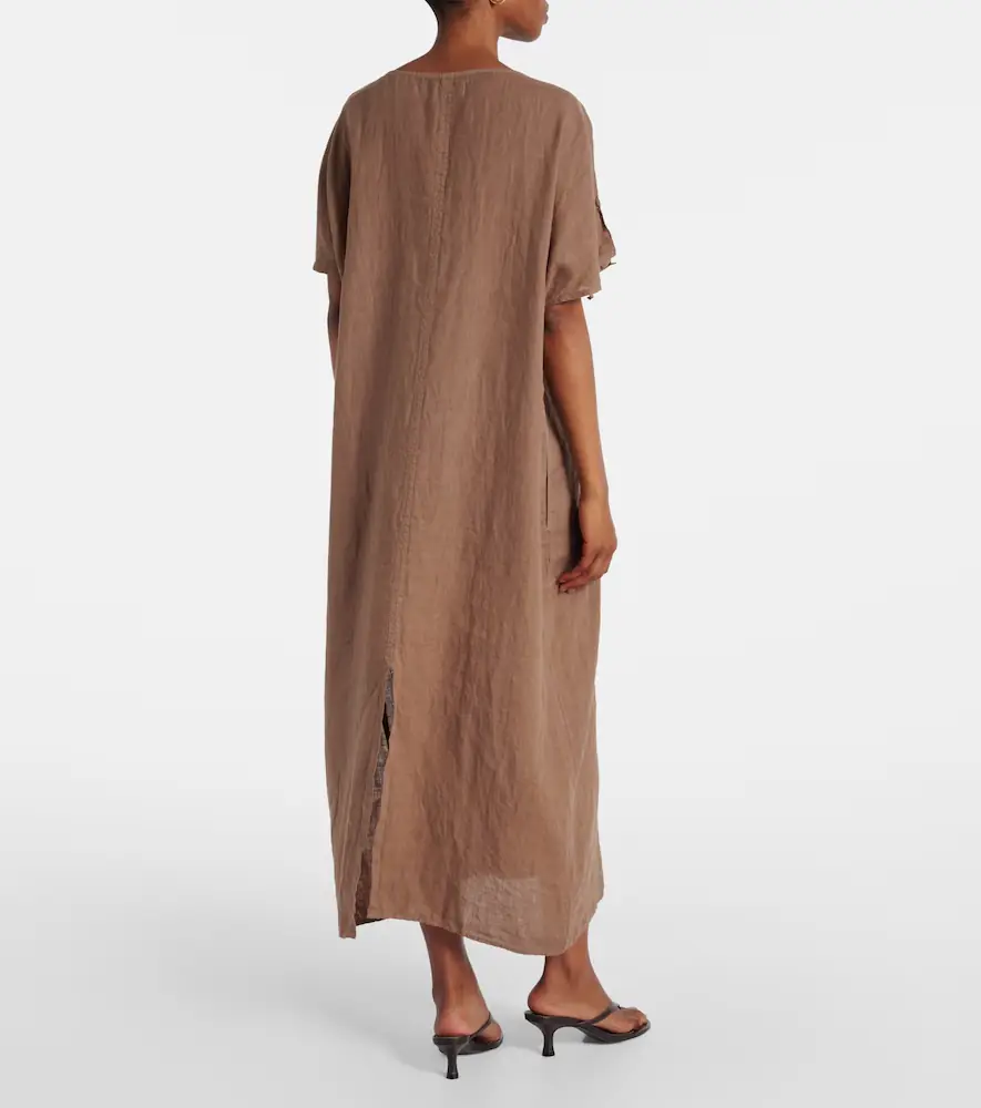 Velvet Maeve linen kaftan | Thumbnail 4