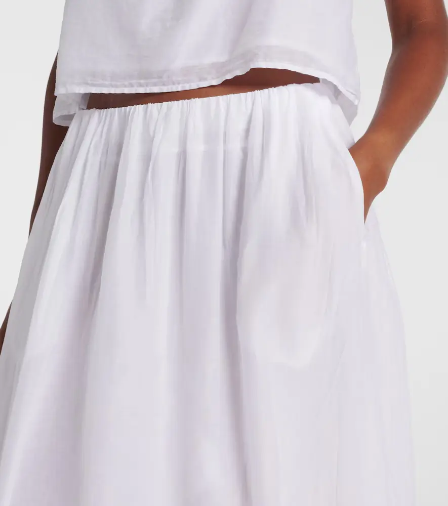 Velvet Ines cotton and silk voile maxi skirt | Thumbnail 3 Velvet Ines cotton and silk voile maxi skirt | Thumbnail 3