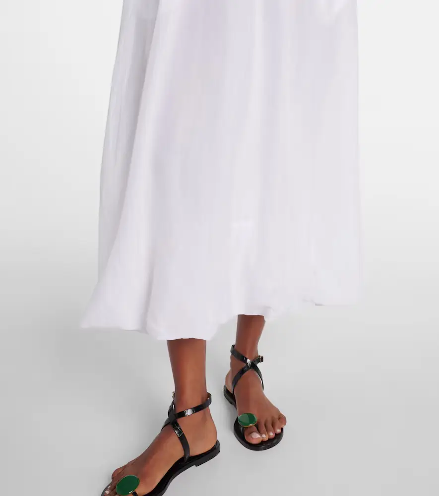 Velvet Ines cotton and silk voile maxi skirt | Thumbnail 4 Velvet Ines cotton and silk voile maxi skirt | Thumbnail 4