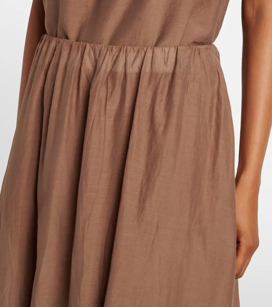 Velvet Ines cotton and silk voile maxi skirt | Thumbnail 2
