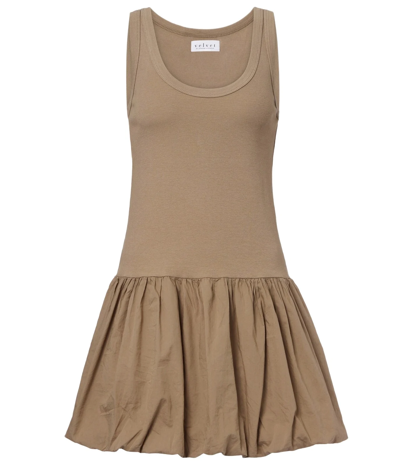 Isla cotton-blend poplin minidress Isla cotton-blend poplin minidress