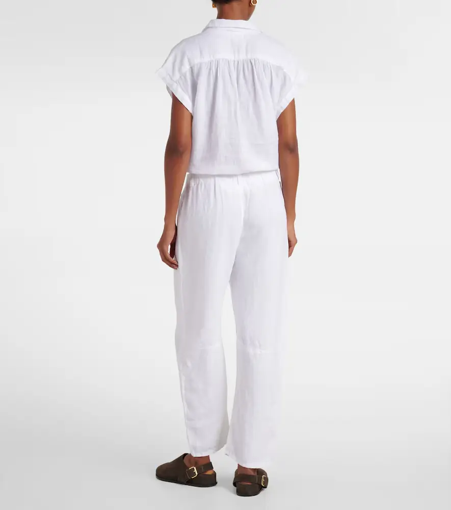 Velvet Taylor linen straight pants | Thumbnail 2 Velvet Taylor linen straight pants | Thumbnail 2