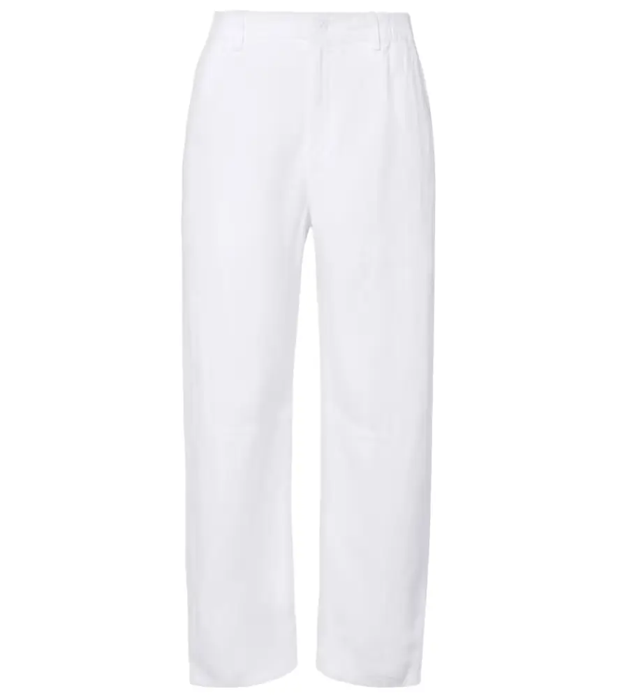 Velvet Taylor linen straight pants
