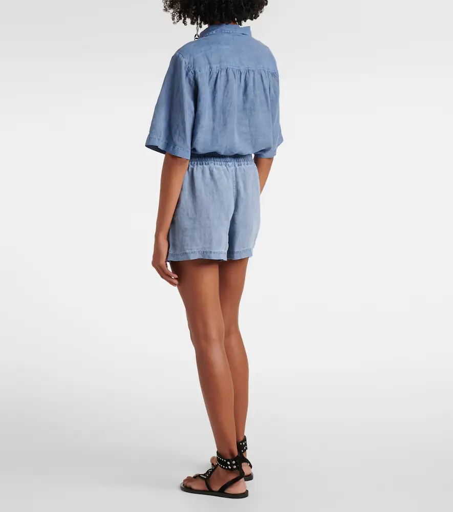 Velvet Sutton linen shorts | Thumbnail 4 Velvet Sutton linen shorts | Thumbnail 4