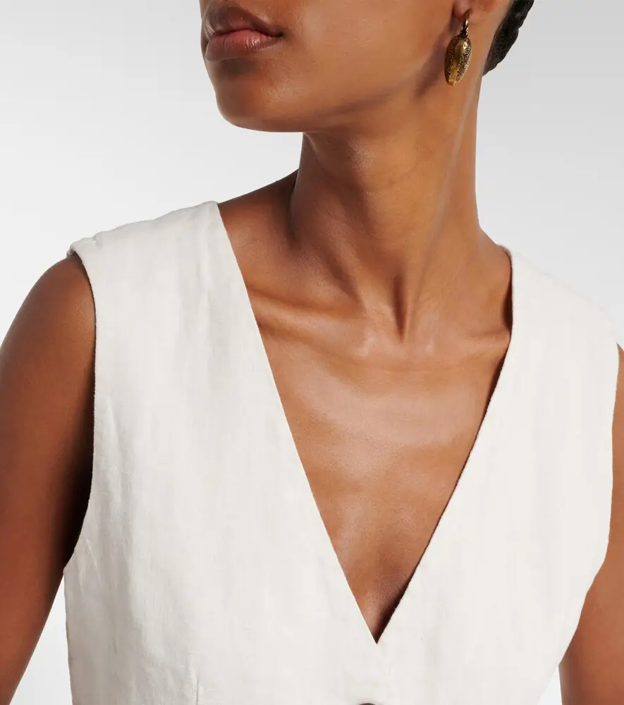 Velvet Acie linen vest | Thumbnail 5 Velvet Acie linen vest | Thumbnail 5