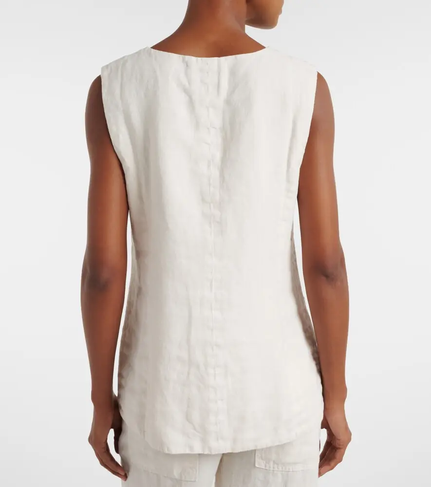 Velvet Acie linen vest | Thumbnail 6 Velvet Acie linen vest | Thumbnail 6