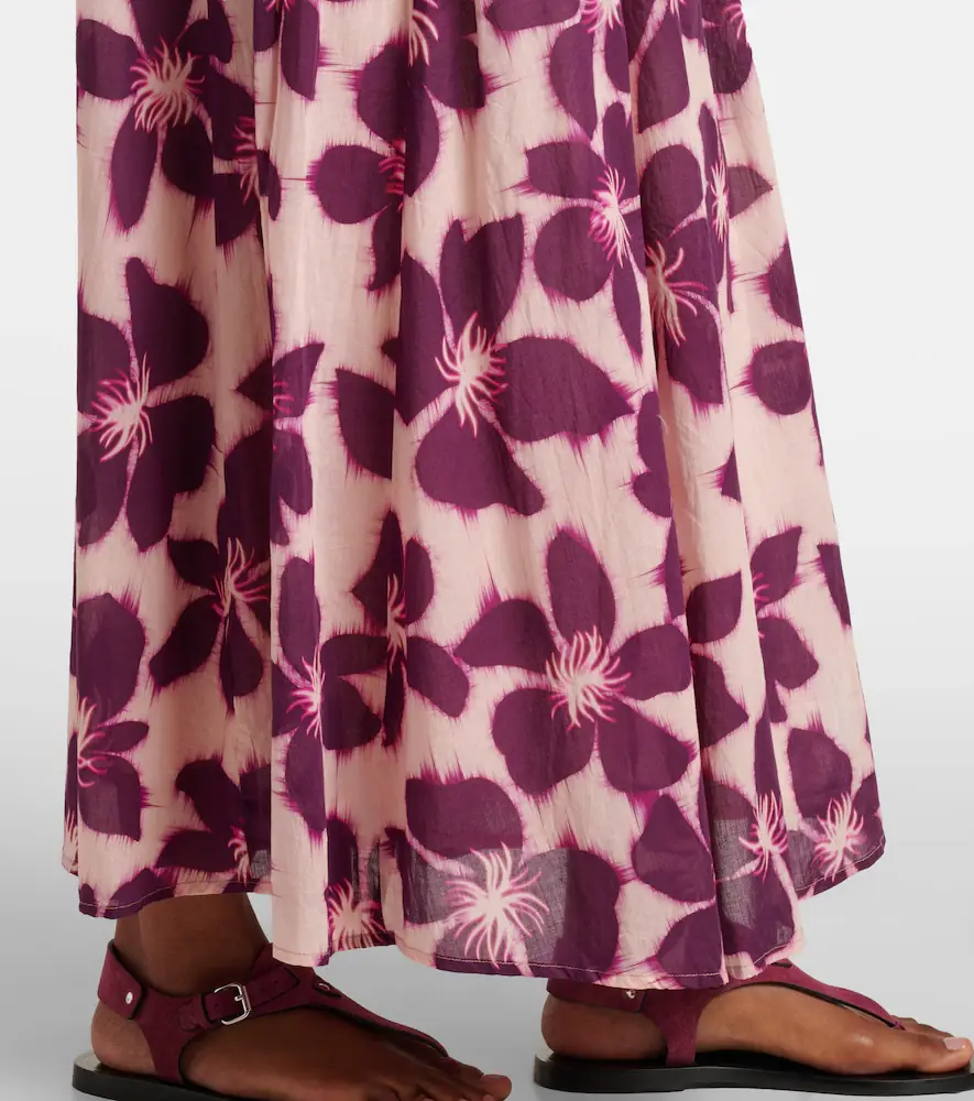 Velvet Jess floral cotton voile maxi skirt | Thumbnail 2