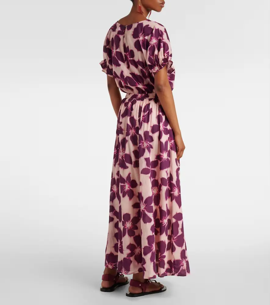 Velvet Jess floral cotton voile maxi skirt | Thumbnail 4