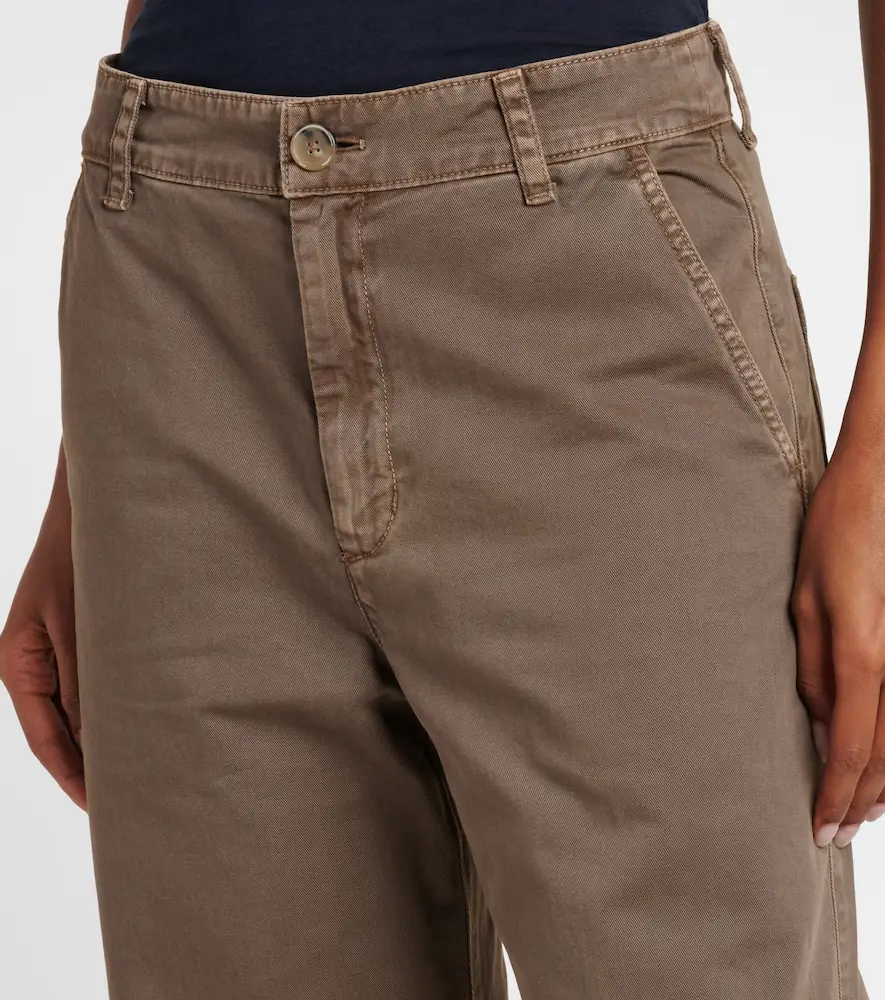 Velvet Alexis cotton twill barrel-leg pants | Thumbnail 2