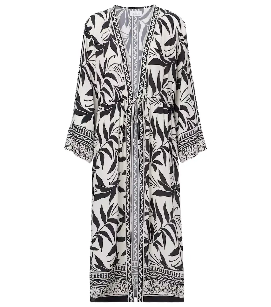 Velvet Addison printed beach cover-up