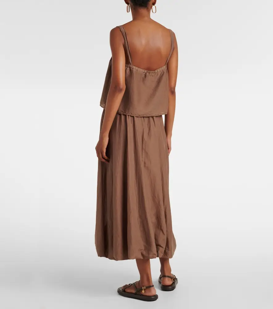 Velvet Andrea cotton and silk voile top | Thumbnail 2