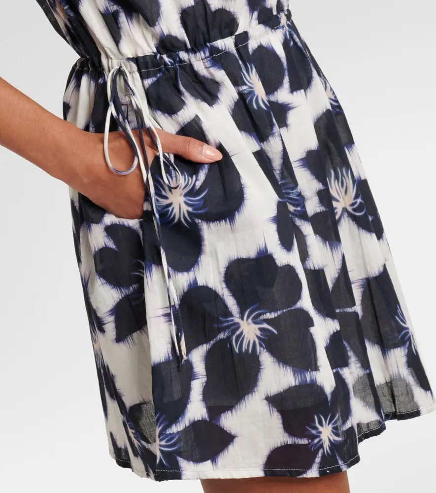 Velvet Hazel floral cotton voile minidress | Thumbnail 5