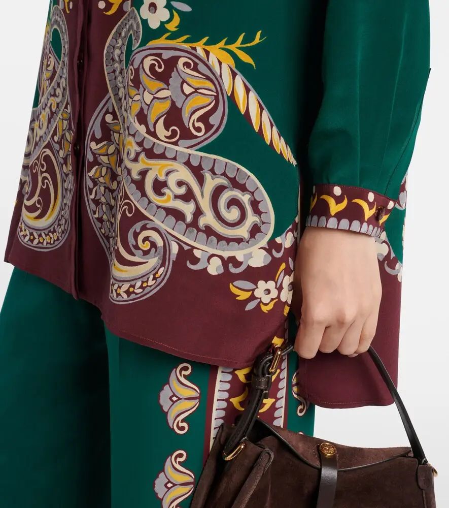 Etro Printed oversized silk shirt | Thumbnail 5