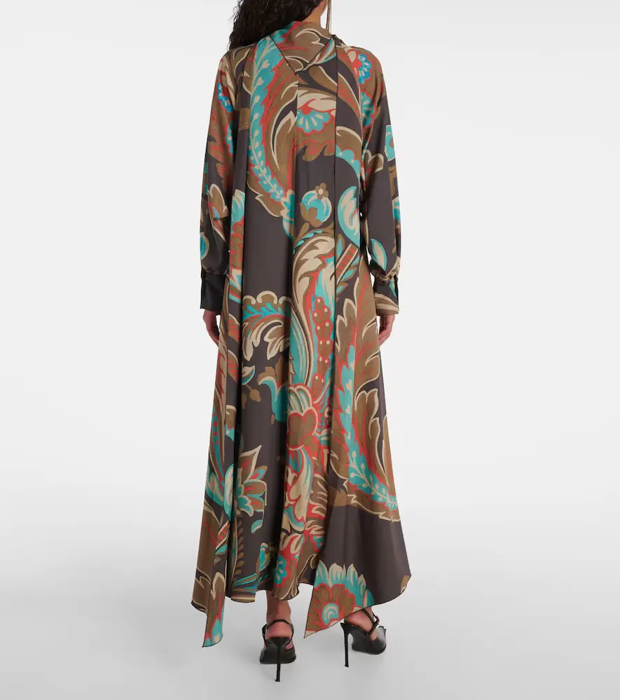 Etro Printed asymmetric maxi dress | Thumbnail 2