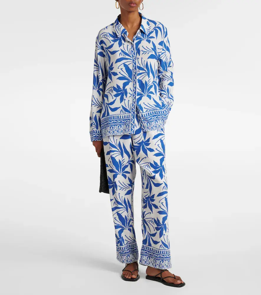 Velvet Claudia printed palazzo pants | Thumbnail 4 Velvet Claudia printed palazzo pants | Thumbnail 4