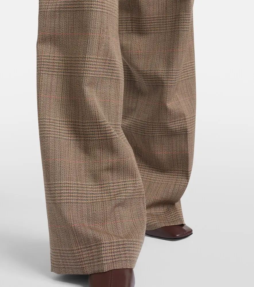 RÓHE Róhe Checked virgin wool straight pants | Thumbnail 4
