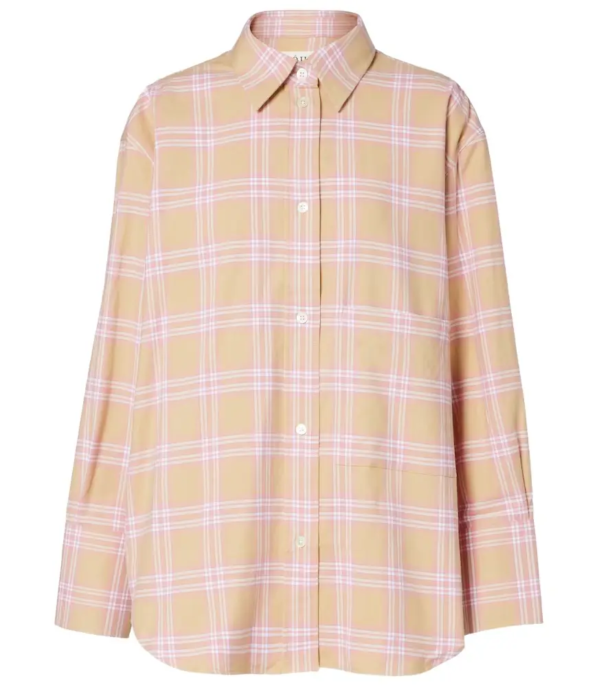 RÓHE Róhe Checked cotton flannel overshirt | Image 1 RÓHE Róhe Checked cotton flannel overshirt | Image 1