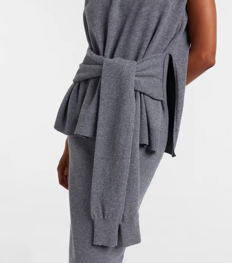 RÓHE Róhe Layered wool and cashmere-blend midi dress | Thumbnail 5