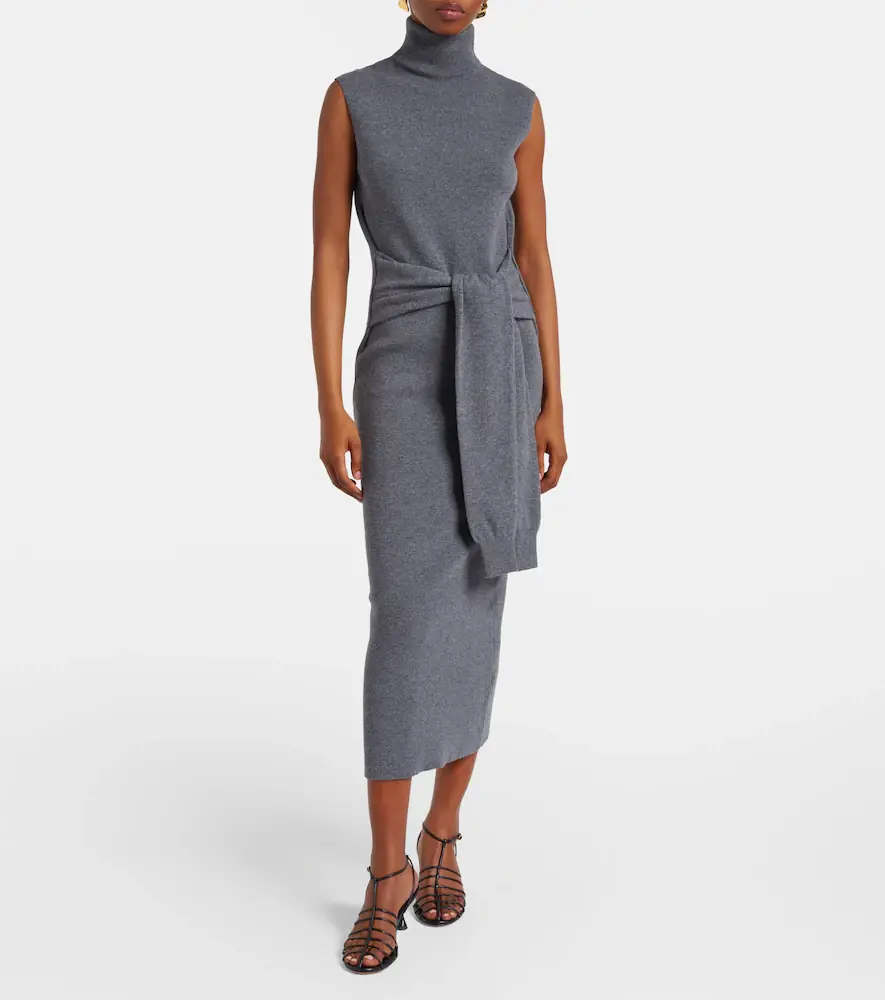 RÓHE Róhe Layered wool and cashmere-blend midi dress | Thumbnail 6