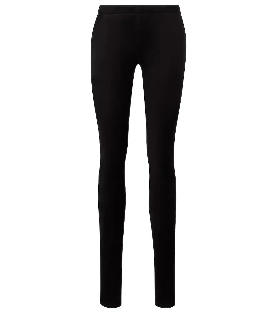 STOULS Carolyn mid-rise suede leggings | Image 1 STOULS Carolyn mid-rise suede leggings | Image 1