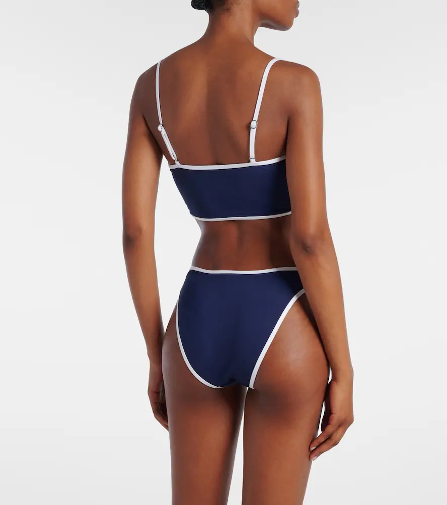Polo Ralph Lauren High Leg Scoop logo bikini bottoms | Thumbnail 3