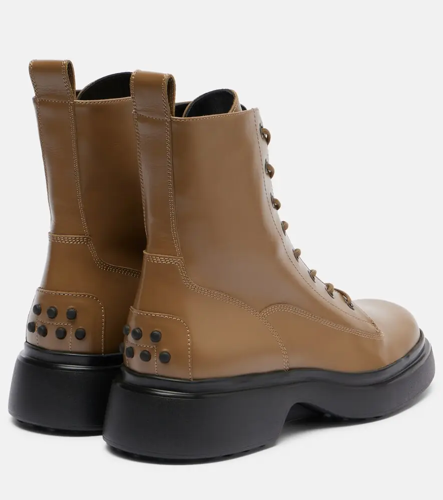 Tod's Leather combat boots | Thumbnail 2 Tod's Leather combat boots | Thumbnail 2