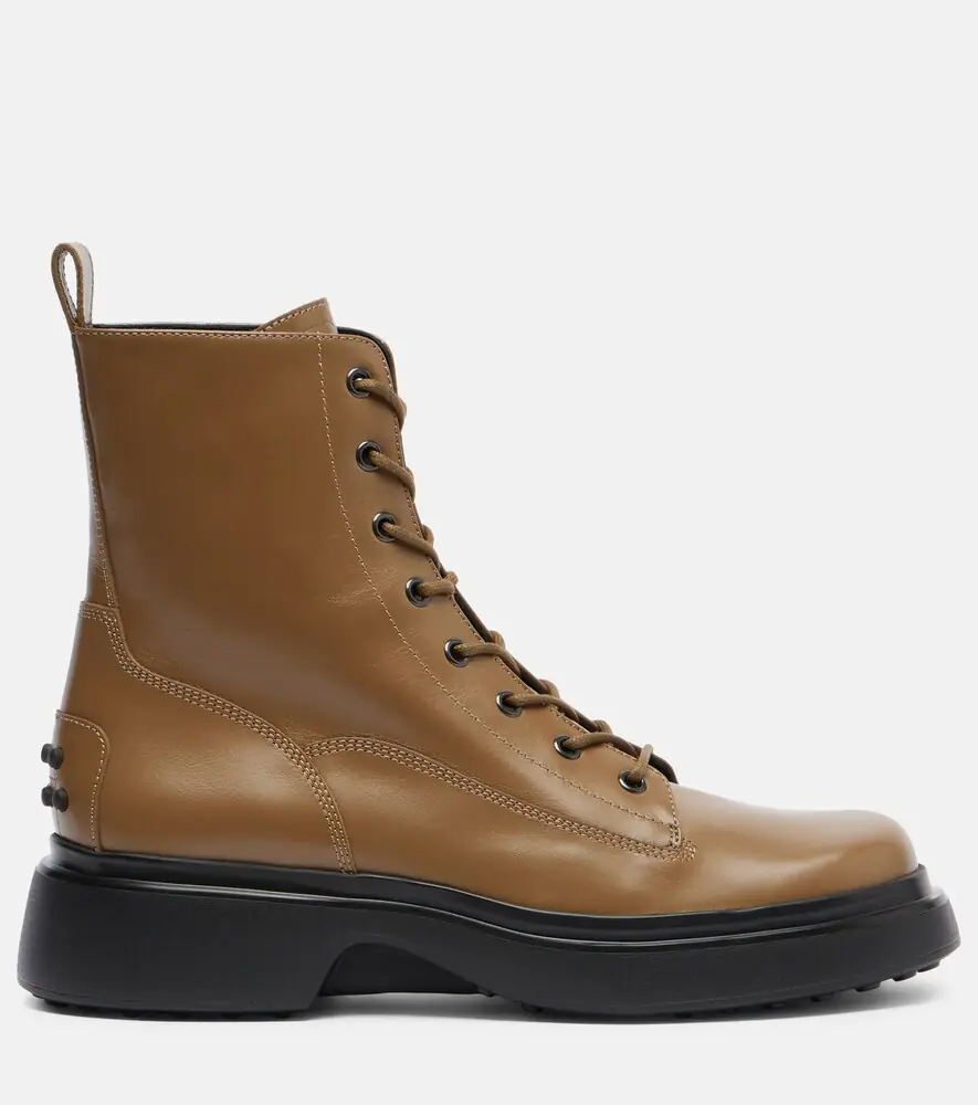 Tod's Leather combat boots | Thumbnail 4 Tod's Leather combat boots | Thumbnail 4