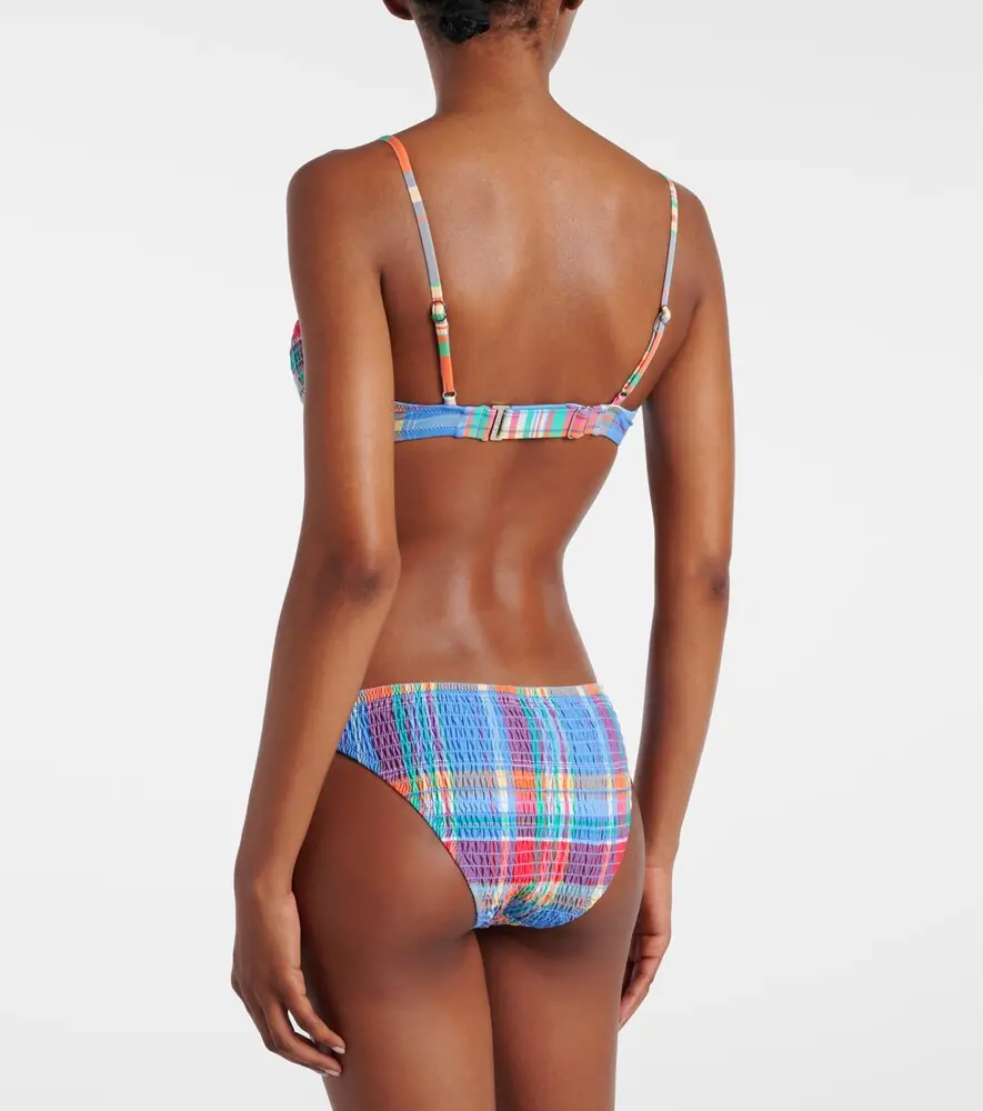 Polo Ralph Lauren Devin Hipster checked bikini bottoms | Thumbnail 2