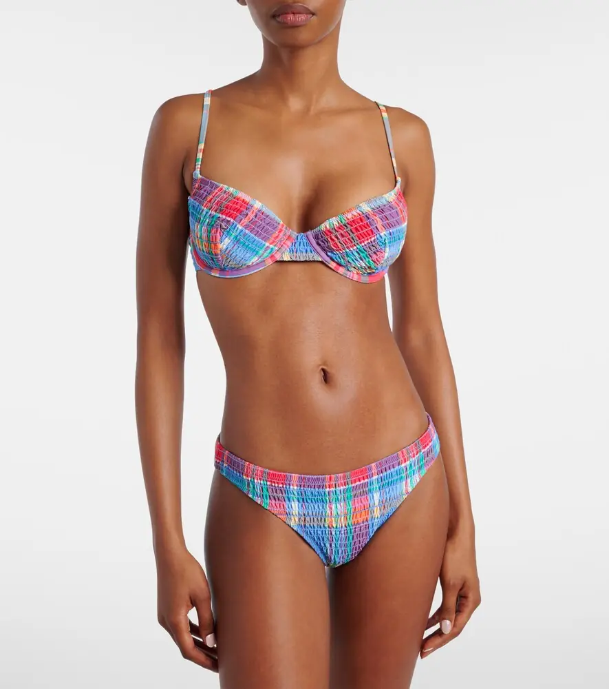 Polo Ralph Lauren Devin Hipster checked bikini bottoms | Thumbnail 4