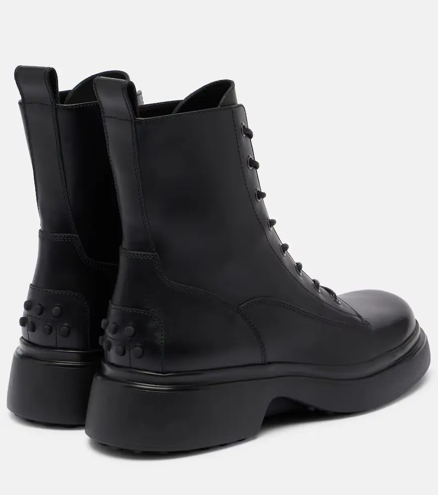 Tod's Leather combat boots | Thumbnail 3