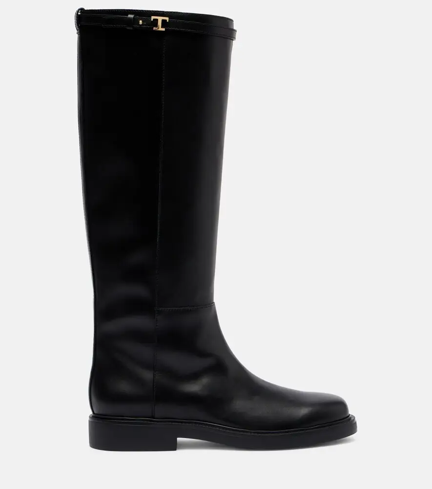 Tod's Leather knee-high boots | Thumbnail 3 Tod's Leather knee-high boots | Thumbnail 3