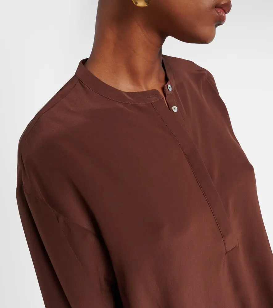 ASCENO Remy silk crêpe shirt | Thumbnail 3