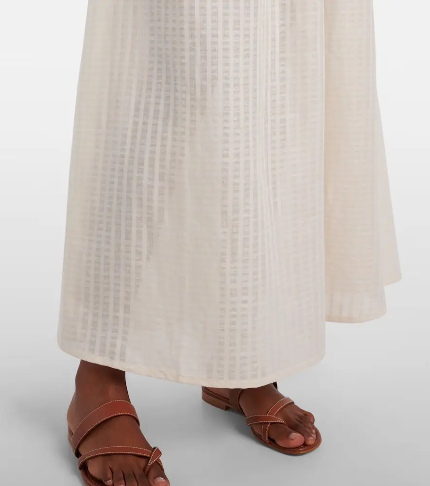 ASCENO Rafaela cotton and linen maxi skirt | Thumbnail 4 ASCENO Rafaela cotton and linen maxi skirt | Thumbnail 4