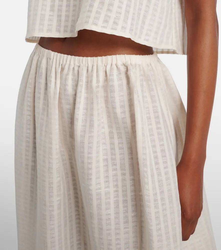 ASCENO Rafaela cotton and linen maxi skirt | Thumbnail 5 ASCENO Rafaela cotton and linen maxi skirt | Thumbnail 5
