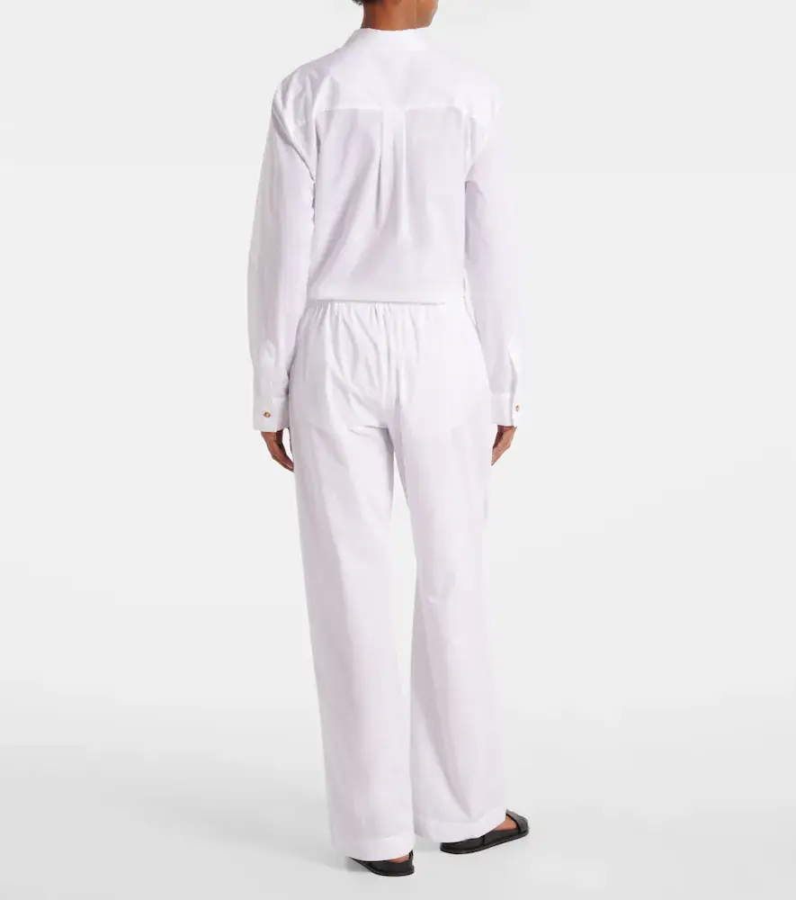 ASCENO Rosa cotton straight pants | Thumbnail 2 ASCENO Rosa cotton straight pants | Thumbnail 2