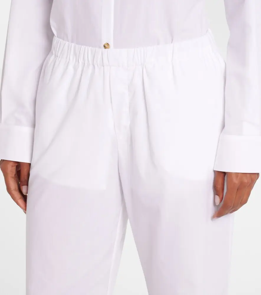 ASCENO Rosa cotton straight pants | Thumbnail 3 ASCENO Rosa cotton straight pants | Thumbnail 3