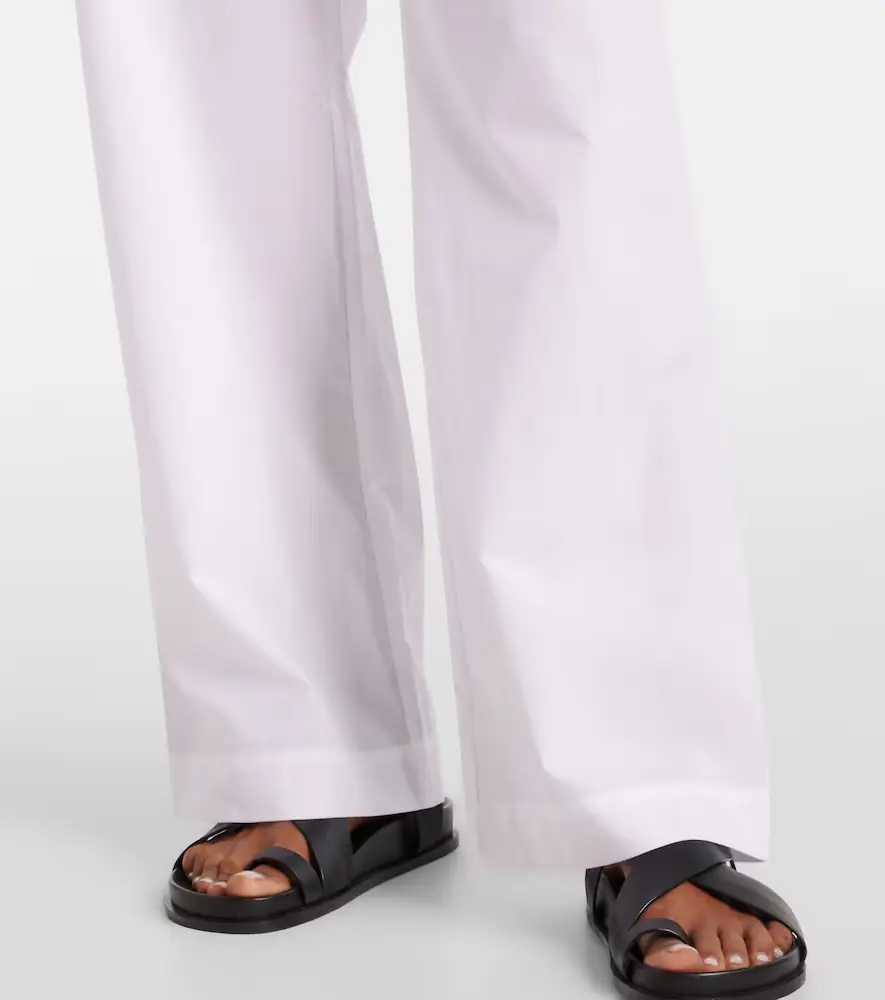 ASCENO Rosa cotton straight pants | Thumbnail 4 ASCENO Rosa cotton straight pants | Thumbnail 4