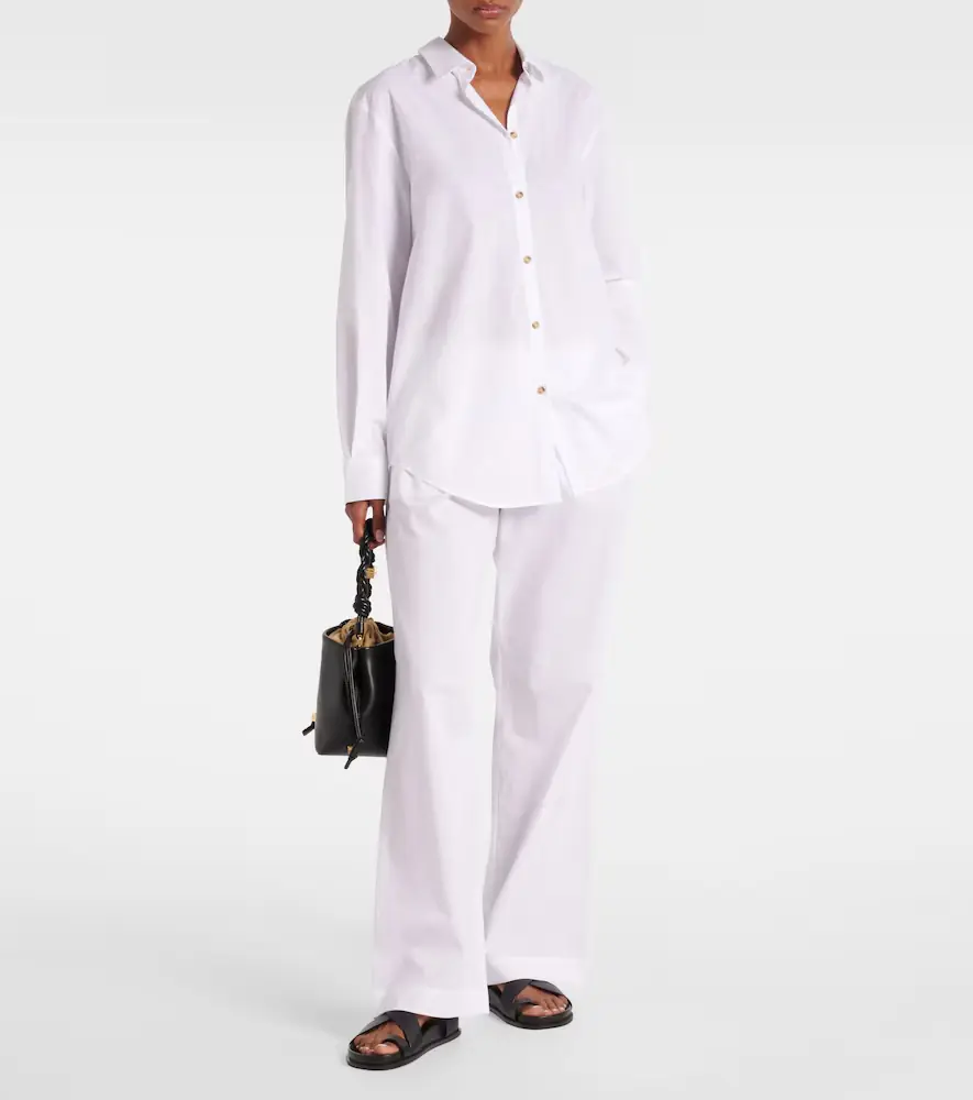 ASCENO Rosa cotton straight pants | Thumbnail 5 ASCENO Rosa cotton straight pants | Thumbnail 5