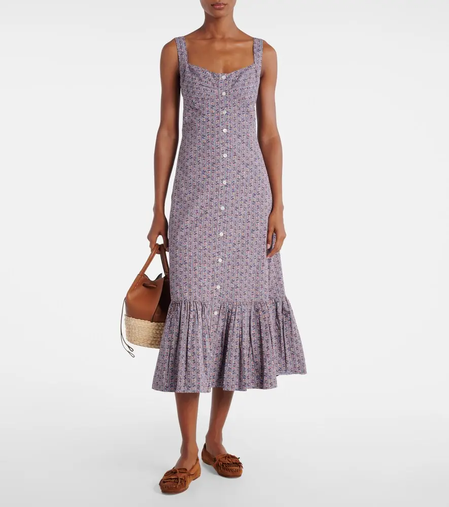 Polo Ralph Lauren Floral cotton midi dress | Thumbnail 3
