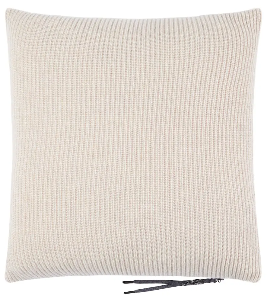 Brunello Cucinelli Ribbed-knit cashmere cushion