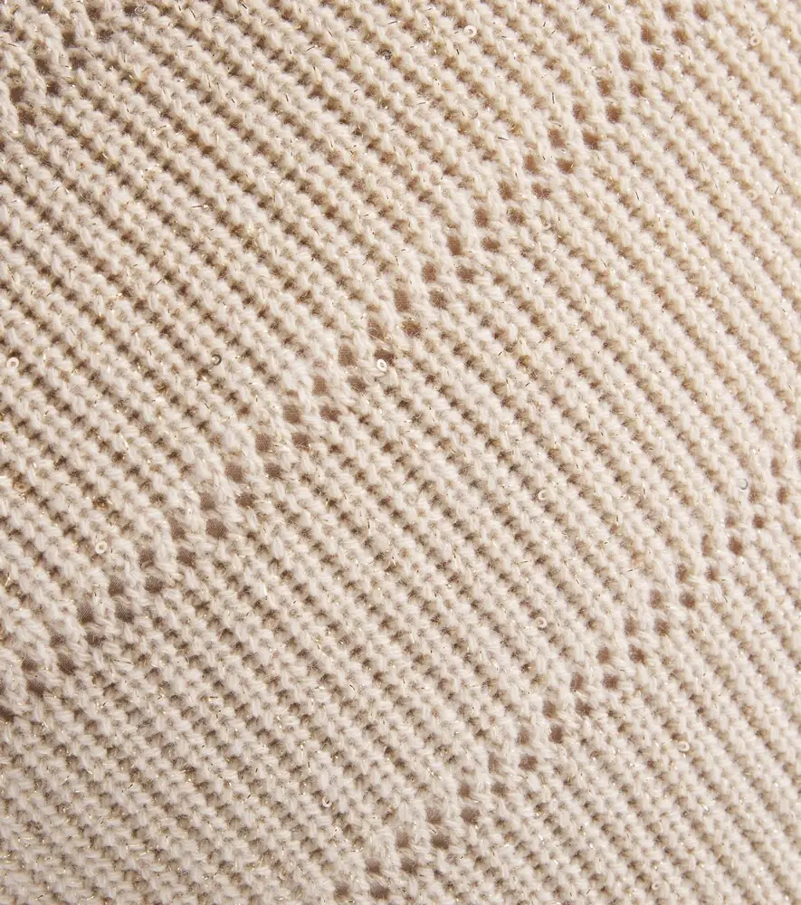 Brunello Cucinelli Cashmere and wool cushion | Thumbnail 3