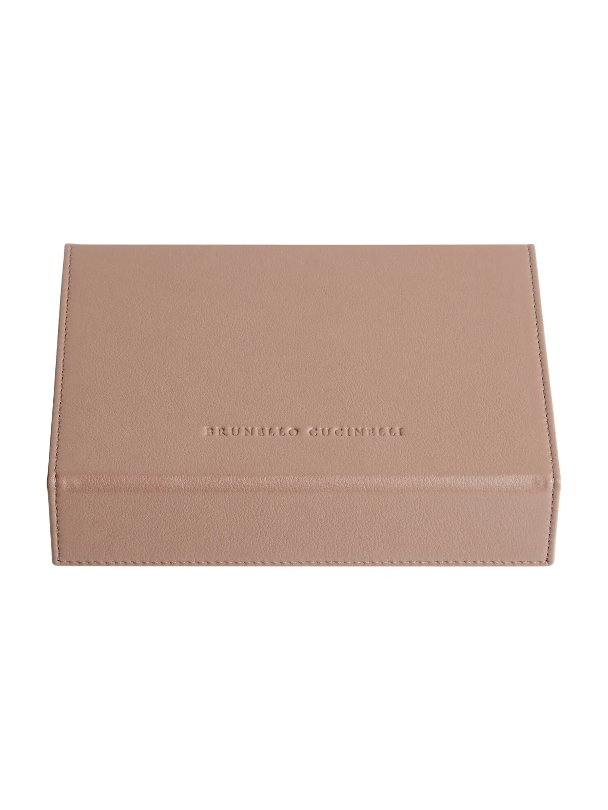 Brunello Cucinelli Leather playing card set and case
