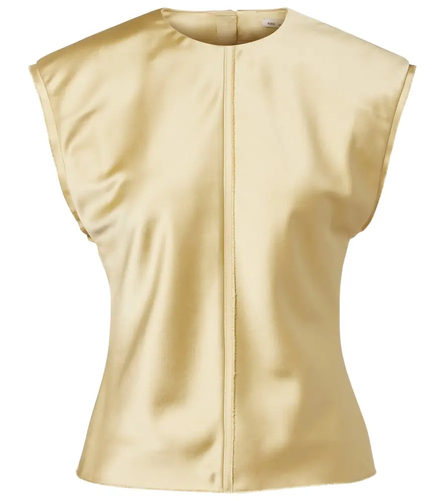 AMI PARIS Satin top