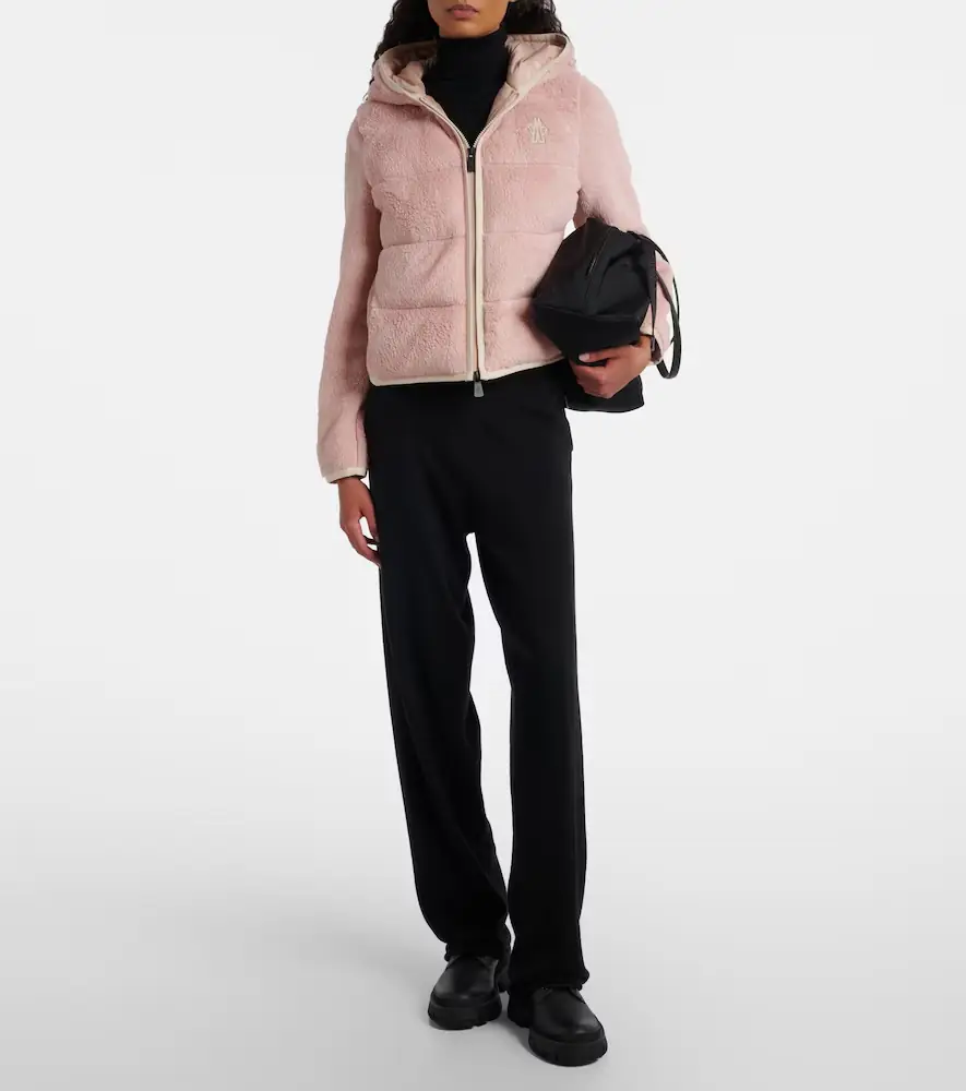 Moncler Grenoble Down-paneled zip-up hoodie | Thumbnail 4