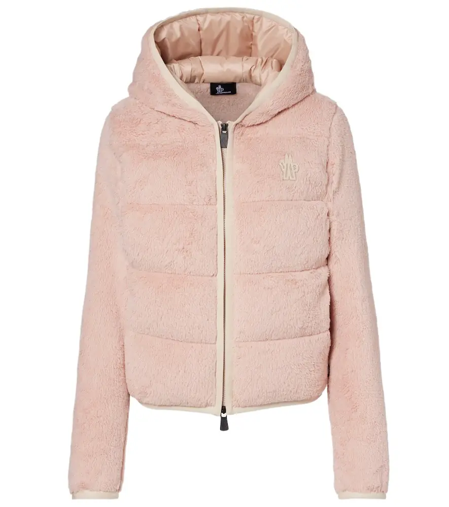 Moncler Grenoble Down-paneled zip-up hoodie | Image 1 Moncler Grenoble Down-paneled zip-up hoodie | Image 1