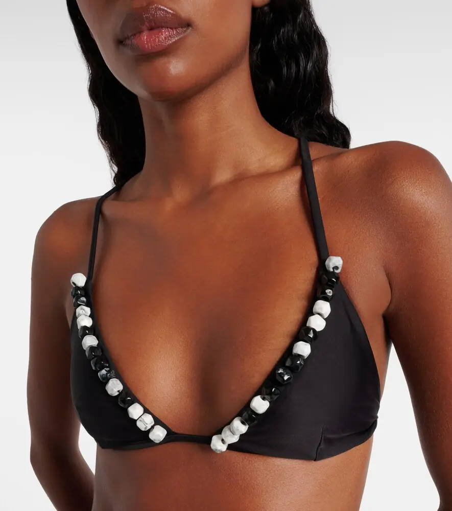 SIR. Baci beaded bikini top | Thumbnail 4
