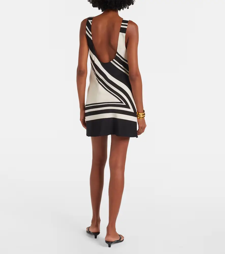 SIR. Pietra printed silk crêpe minidress | Thumbnail 3 SIR. Pietra printed silk crêpe minidress | Thumbnail 3