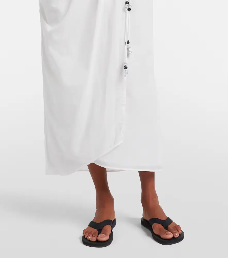 SIR. Azura cotton wrap skirt | Thumbnail 3