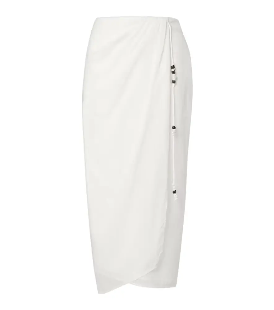 SIR Azura cotton wrap skirt | Image 1 SIR Azura cotton wrap skirt | Image 1